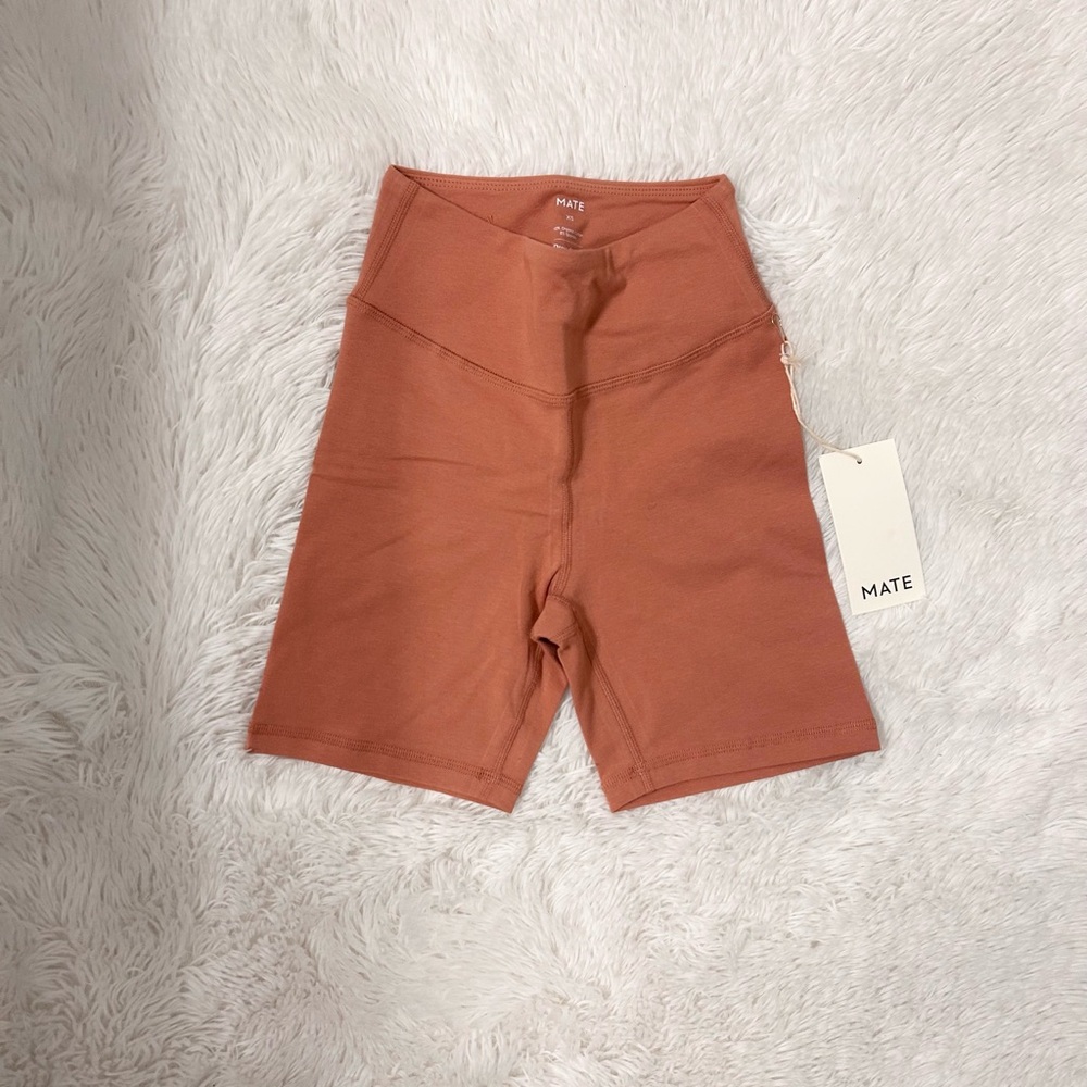 MATE the Label Women's Dusty Rose Bike Shorts - Picture 5 of 8
